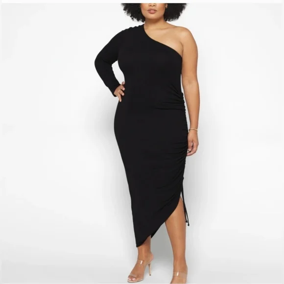 LNA | Dresses | Lna Milou One Shoulder Knit Dress Size X Nwt | Poshmark